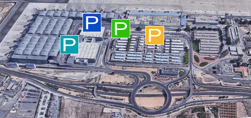 Parking Map Alicante Airport 1 
