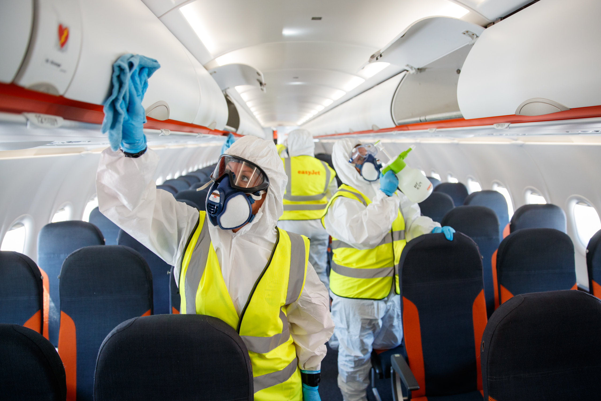 Safety measures on board EasyJet